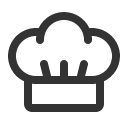 иконка chef hat, chef, повар, hat, шляпа