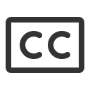 иконки closed captioning, closed, captioning