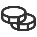 иконки coins, монеты