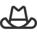 иконка cowboy hat, cowboy, hat, шляпа