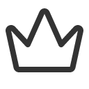 иконки crown simple, crown, корона, simple