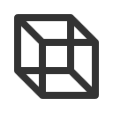 иконка cube transparent, cube, transparent