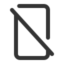 иконка device mobile slash, device, mobile, телефон, slash