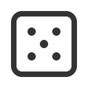 иконки dice five, dice, игральная кость, five