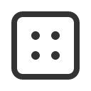 иконка dice four, dice, игральная кость, four