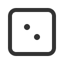 иконка dice two, dice, игральная кость, two