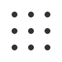 иконки dots nine, dots, nine