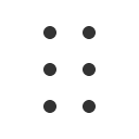 иконки dots six vertical, dots, six, vertical
