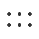 иконки dots six, dots, six