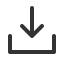иконка download simple, download, скачать, simple
