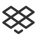 иконка dropbox logo, dropbox, logo