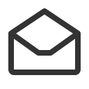 иконка envelope simple open, envelope, конверт, simple, open