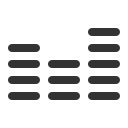 иконка equalizer, эквалайзер