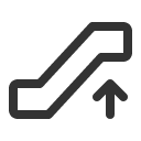 иконки escalator up, escalator, up, стрелка вверх