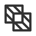 иконки exclude square, exclude, square