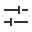иконки faders horizontal, faders, horizontal, документ