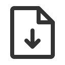 иконки file arrow down, file, файл, arrow, стрелка, down