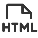 иконки file html, file, файл, html