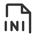 иконки file ini, file, файл, ini