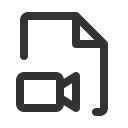 иконка file video, file, файл, video, видео