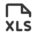 иконки file xls, file, файл, xls