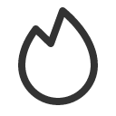иконка fire simple, fire, simple