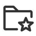 иконки folder star, folder, папка, star, звезда