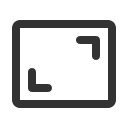 иконка frame corners, frame, предупреждение, corners