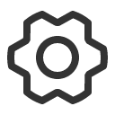 иконка gear six, gear, шестеренка, six