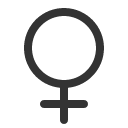 иконка gender female, gender, female, женщина