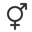 иконка gender intersex, gender, intersex