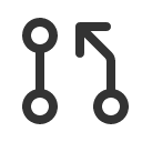 иконка git pull request, git, pull, request