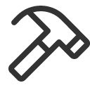 иконка hammer, молоток