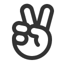 иконки hand peace, hand, рука, peace