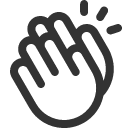иконки hands clapping, hands, clapping