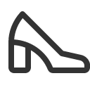 иконка high heel, high, heel