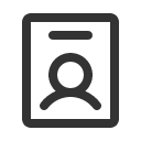 иконка identification badge, identification, badge, бейдж