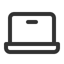 иконки laptop, ноутбук