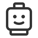 иконка lego smiley, lego, smiley, смайлик