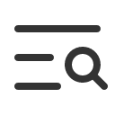 иконки list magnifying glass, list, magnifying, glass