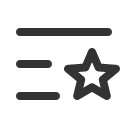 иконка list star, list, star, звезда