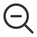 иконки magnifying glass minus, magnifying, glass, minus, минус