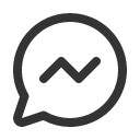 иконка messenger logo, messenger, logo