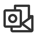 иконка microsoft outlook logo, microsoft, outlook, logo