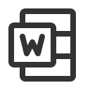 иконка microsoft word logo, microsoft, word, ворд, logo
