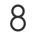 иконки number eight, number, eight