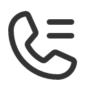 иконка phone list, phone, телефон, list