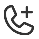 иконка phone plus, phone, телефон, plus, плюс