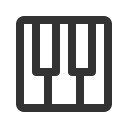 иконки piano keys, piano, keys