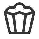 иконки popcorn, попкорн